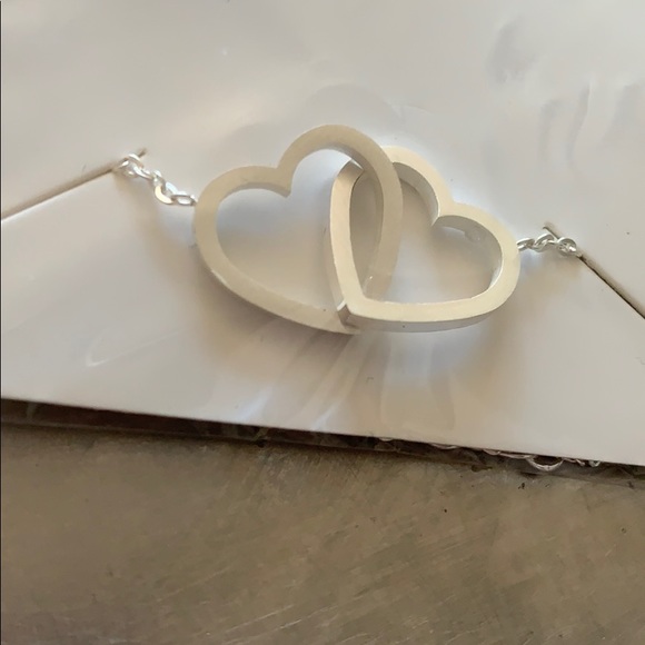 Double Heart Necklace - Picture 2 of 2